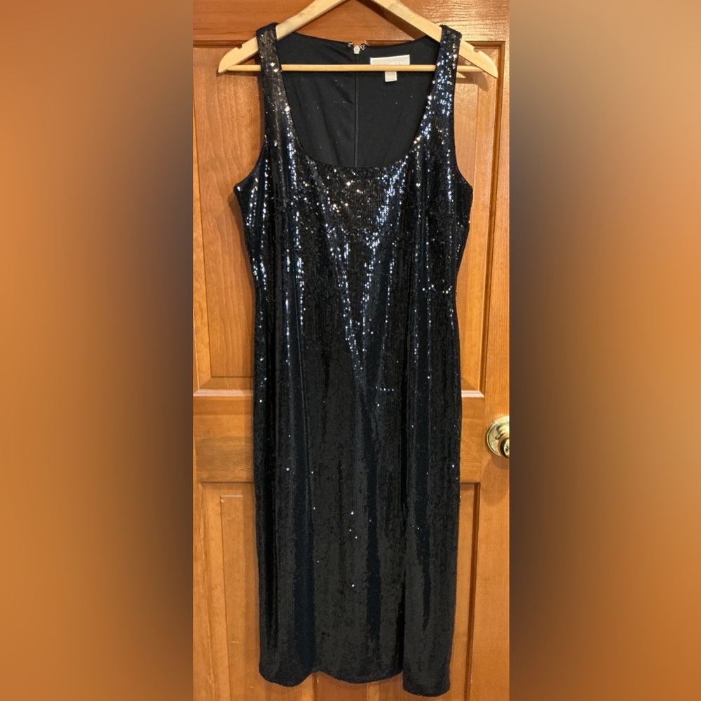 Michael Kors Black Sequin Dress